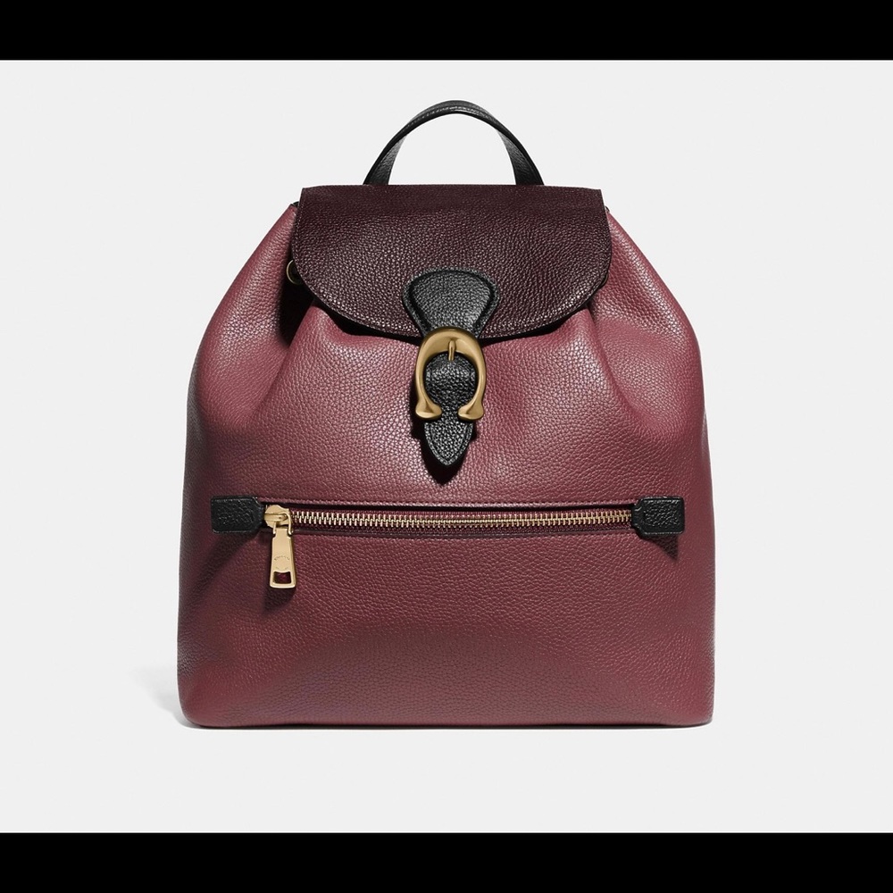 Coach  Evie Backpack In Colorblock Leather
